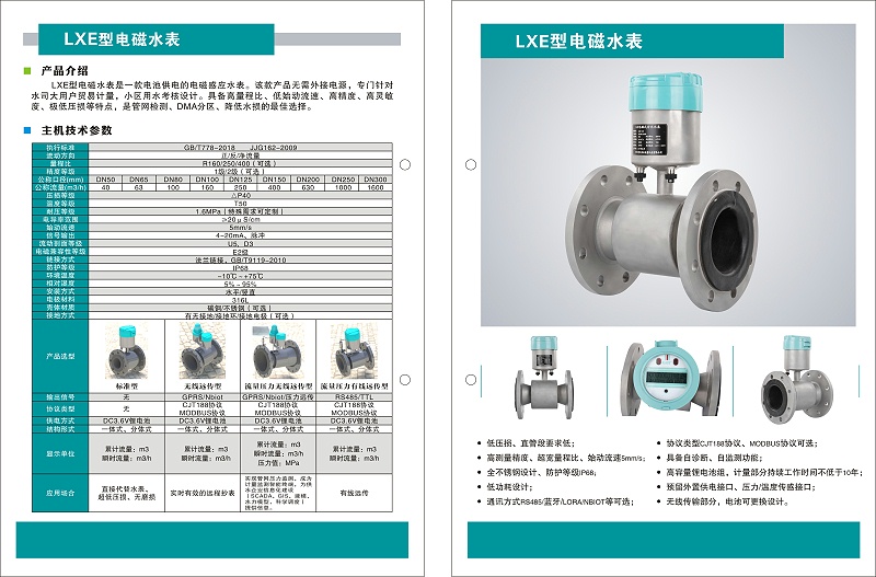 LXE型電磁流量（liàng）計