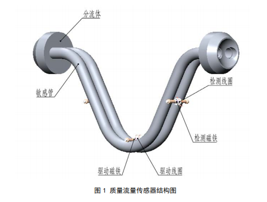 科裏奧（ào）利（lì）質量流量計結構圖